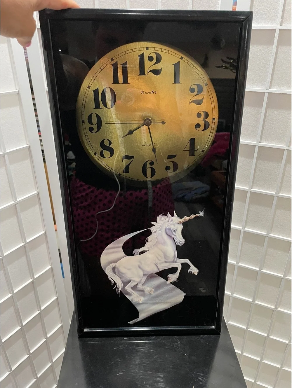 Vintage Wonder Graphics Wall Clock w/ Unicorn